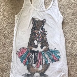 Squirrel tank top